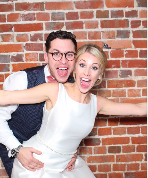 Guests enjoying a cinematic wedding video experience