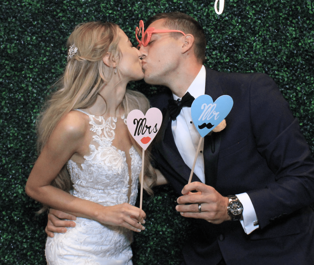 Smile Studio Booth at a wedding